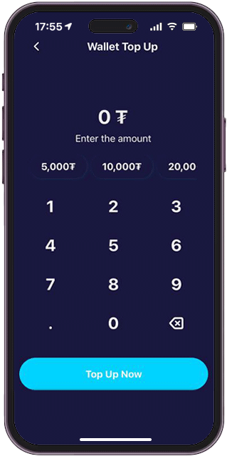 7. Wallet top-up, QPay, automatic deduction, charging fee